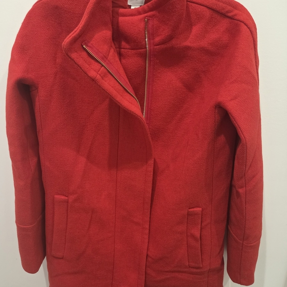 J. Crew Women's Red Trench Coat - Picture 9 of 13